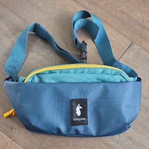 Cotopaxi Teal and Navy Belt Bag
